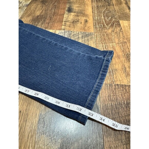 Carhartt Jeans Mens 40x34 Blue Dark Denim Straight Western Cowboy Workwear - Picture 4 of 6